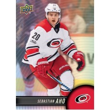 20 Sebastian Aho Base Set 2017-18 Tim Hortons UD Upper Deck